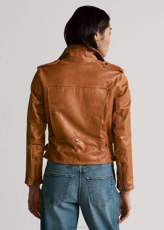 kanel Kvinder Ralph Lauren fåreskind moto jakke Z426B9260