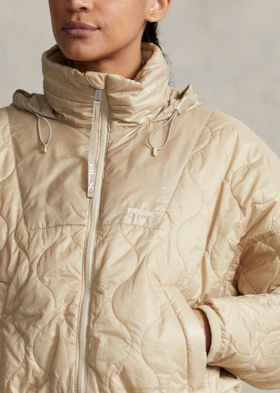 klitbrun Kvinder Ralph Lauren ripstop pakbar jakke Z426B3110