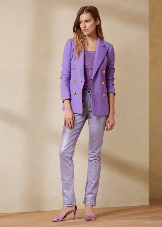 lilla Kvinder Ralph Lauren camden kashmir jakke Z426B3452