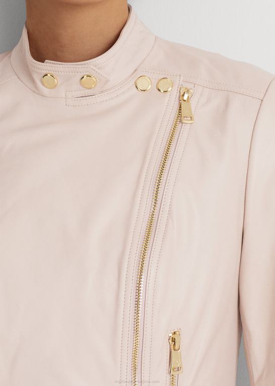 lyserød Kvinder Ralph Lauren lammeskind moto jakke Z426B3975