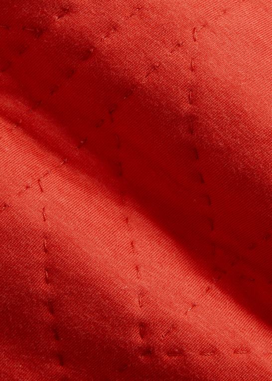 rød Kvinder Ralph Lauren quiltet jersey liner jakke Z426B3635