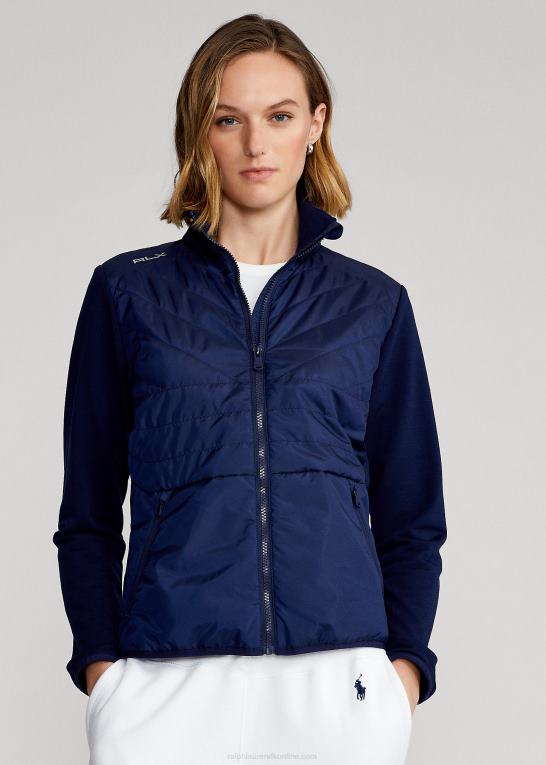 raffineret flåde Kvinder Ralph Lauren hybrid jakke med fuld lynlås Z426B3753