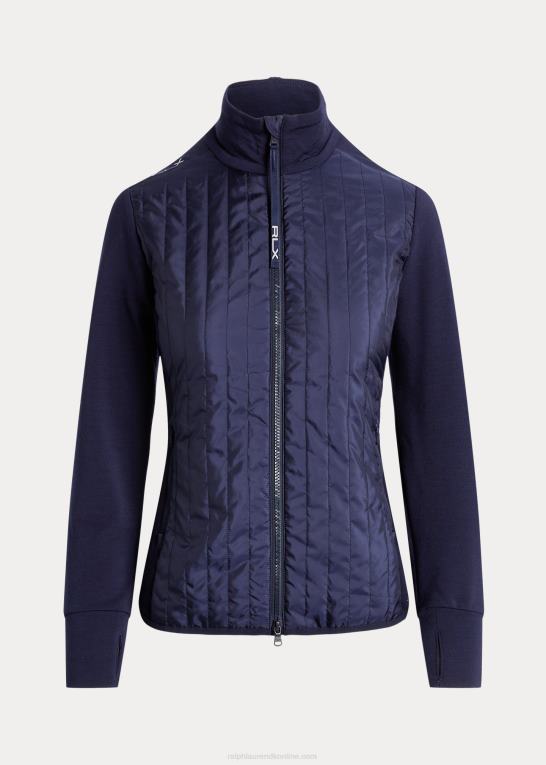 raffineret flåde Kvinder Ralph Lauren hybrid ydeevne jakke med fuld lynlås Z426B3729