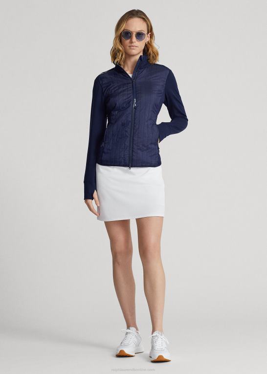raffineret flåde Kvinder Ralph Lauren hybrid ydeevne jakke med fuld lynlås Z426B3729