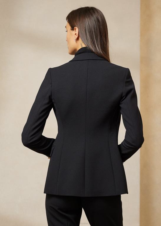 sort Kvinder Ralph Lauren camden jakke i uldblanding Z426B9134