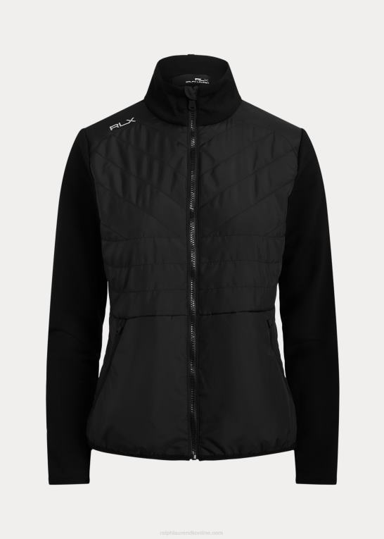 sort Kvinder Ralph Lauren hybrid jakke med fuld lynlås Z426B3754