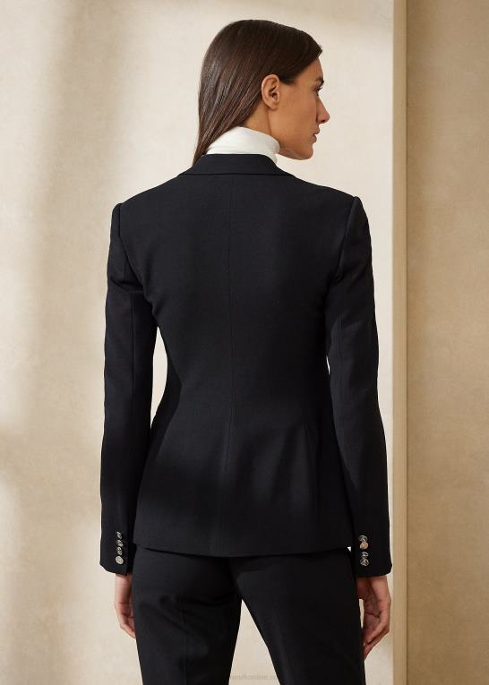 sort Kvinder Ralph Lauren parker stretch uldjakke Z426B3443