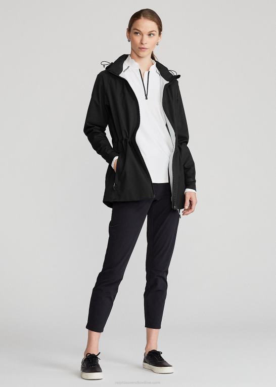 sort Kvinder Ralph Lauren vandafvisende jakke Z426B3758