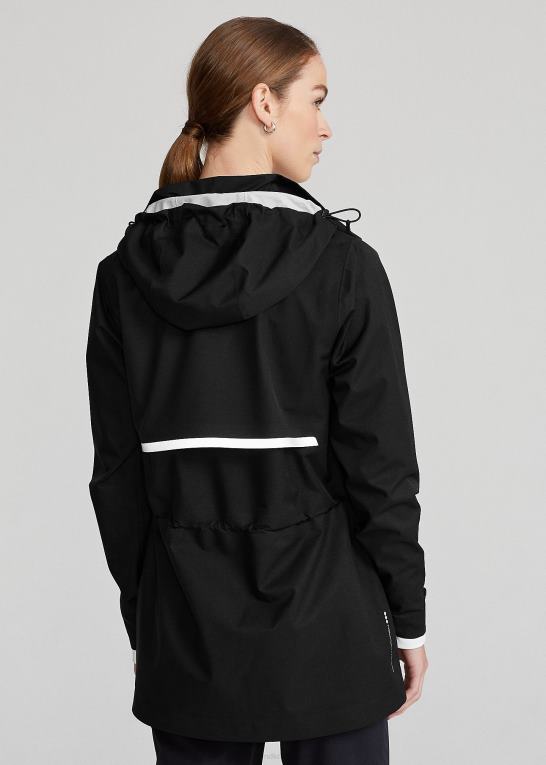 sort Kvinder Ralph Lauren vandafvisende jakke Z426B3758