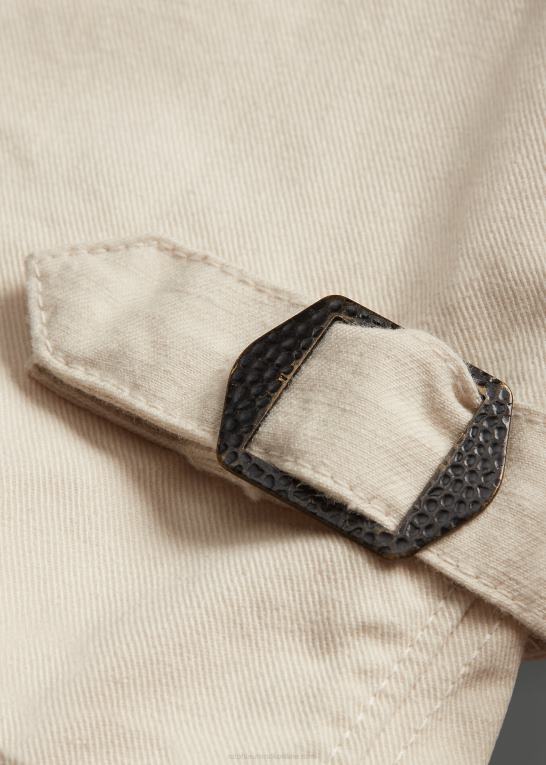 tonal creme Kvinder Ralph Lauren broderet slubvævet jakke Z426B3614