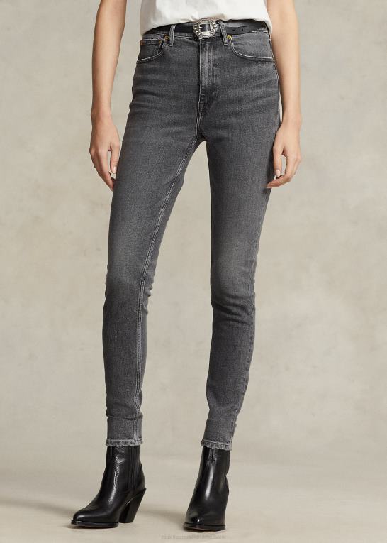 Lacie vask Kvinder Ralph Lauren skinny crop jean i høj bygning Z426B3230