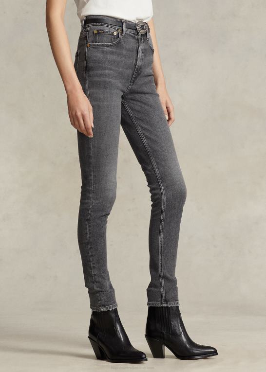 Lacie vask Kvinder Ralph Lauren skinny crop jean i høj bygning Z426B3230
