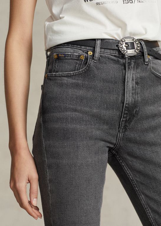 Lacie vask Kvinder Ralph Lauren skinny crop jean i høj bygning Z426B3230