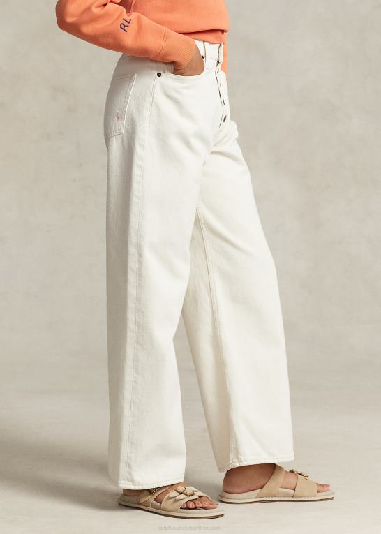 alsephina vask Kvinder Ralph Lauren cropped jean med brede ben Z426B3084