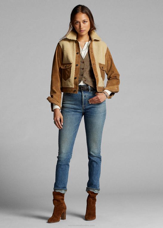 bailey vask Kvinder Ralph Lauren stretch vintage jeans med lige pasform Z426B9145