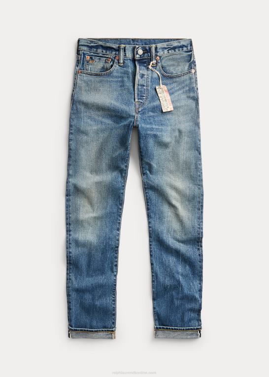 bailey vask Kvinder Ralph Lauren stretch vintage jeans med lige pasform Z426B9145