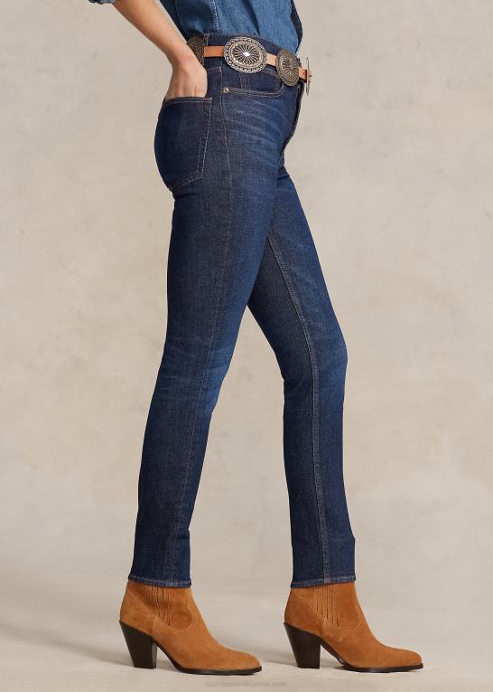 celebes vask Kvinder Ralph Lauren skinny jeans i høj talje Z426B3149