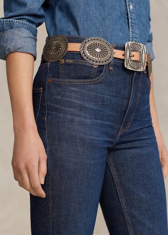 celebes vask Kvinder Ralph Lauren skinny jeans i høj talje Z426B3149