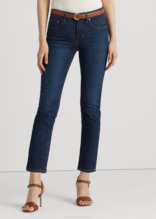 dyb kongelig Kvinder Ralph Lauren mellemhøj straight jean Z426B4487