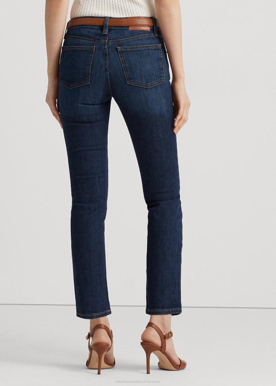 dyb kongelig Kvinder Ralph Lauren mellemhøj straight jean Z426B4487