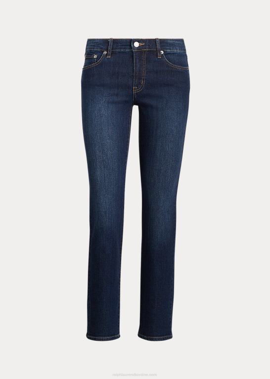 dyb royal vask Kvinder Ralph Lauren lav talje straight curvy jean Z426B4273