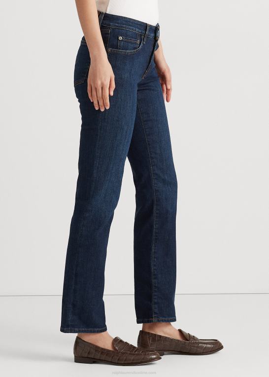 dyb royal vask Kvinder Ralph Lauren lav talje straight curvy jean Z426B4273