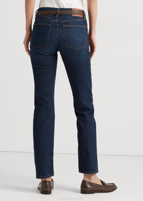 dyb royal vask Kvinder Ralph Lauren lav talje straight curvy jean Z426B4273
