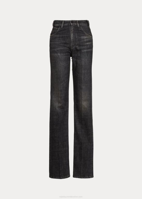 friesisk sort Kvinder Ralph Lauren kaida afslappet bootcut jean Z426B9329