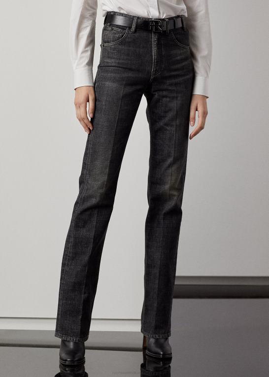 friesisk sort Kvinder Ralph Lauren kaida afslappet bootcut jean Z426B9329