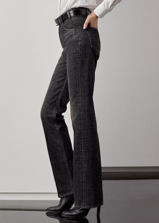 friesisk sort Kvinder Ralph Lauren kaida afslappet bootcut jean Z426B9329