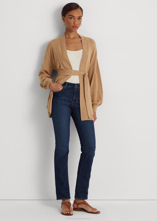 havblå vask Kvinder Ralph Lauren mellemhøj straight jean Z426B4258