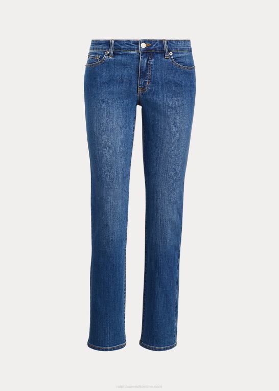 havblå vask Kvinder Ralph Lauren slankende moderne curvy jean Z426B4277