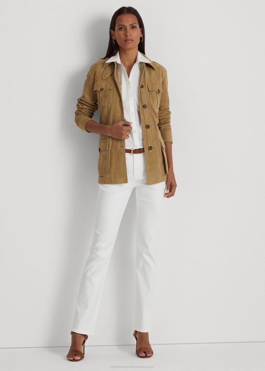 hvid Kvinder Ralph Lauren mellemhøj straight jean Z426B4263