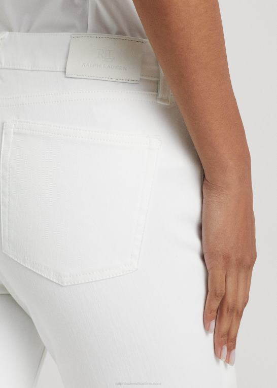 hvid Kvinder Ralph Lauren mellemhøj straight jean Z426B4263