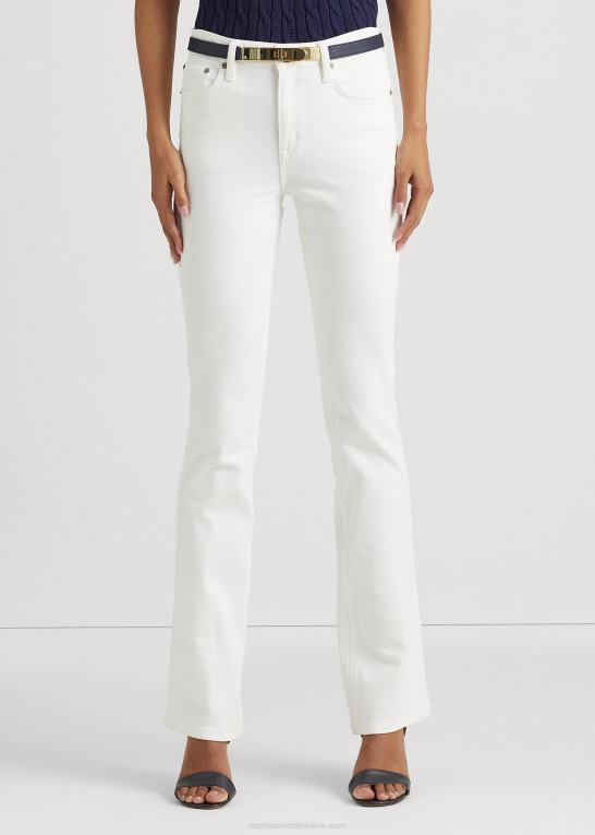 hvid vask Kvinder Ralph Lauren højhøj støvlejean Z426B4059