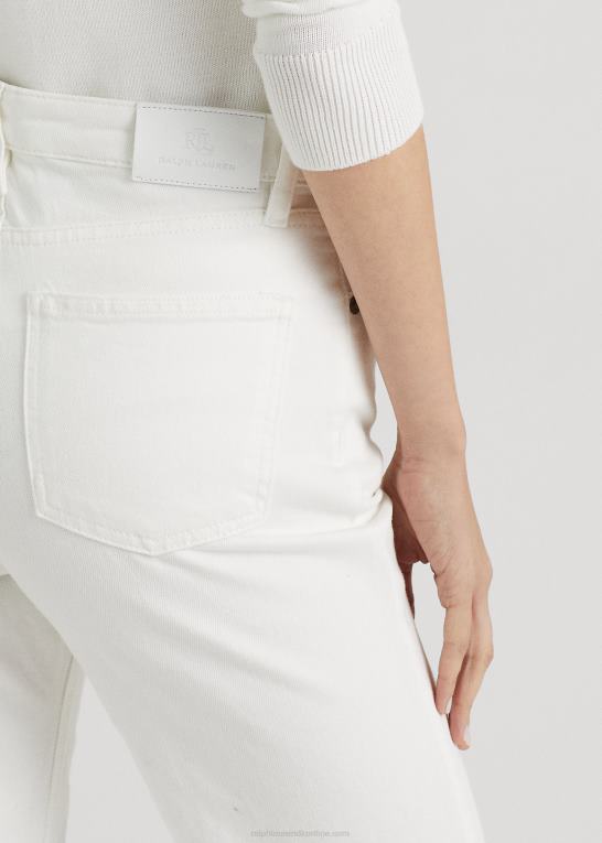 hvid vask Kvinder Ralph Lauren højhus flare jean Z426B9448