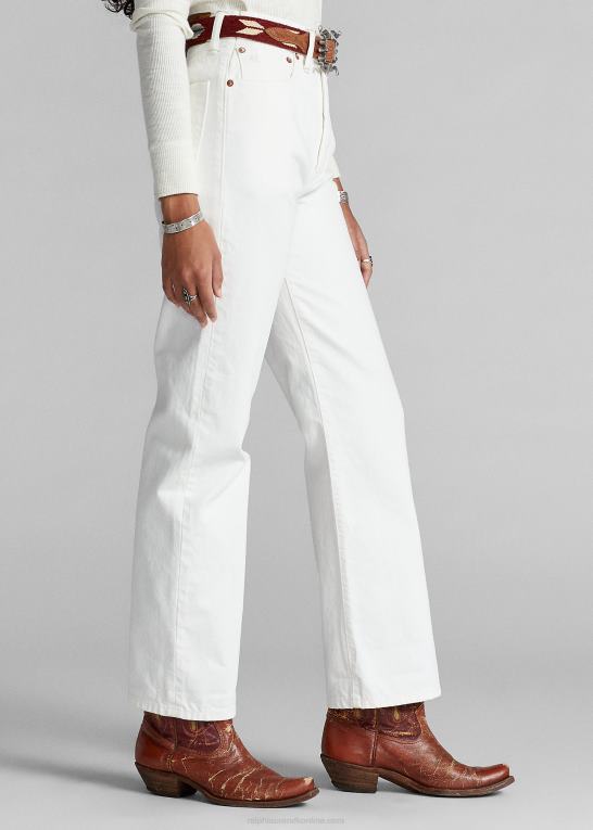 hvidstensvask Kvinder Ralph Lauren høj boy fit jean Z426B9142