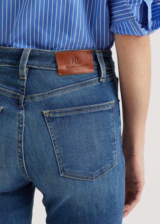 legacy vask Kvinder Ralph Lauren skinny ankeljeans i høj talje Z426B4196