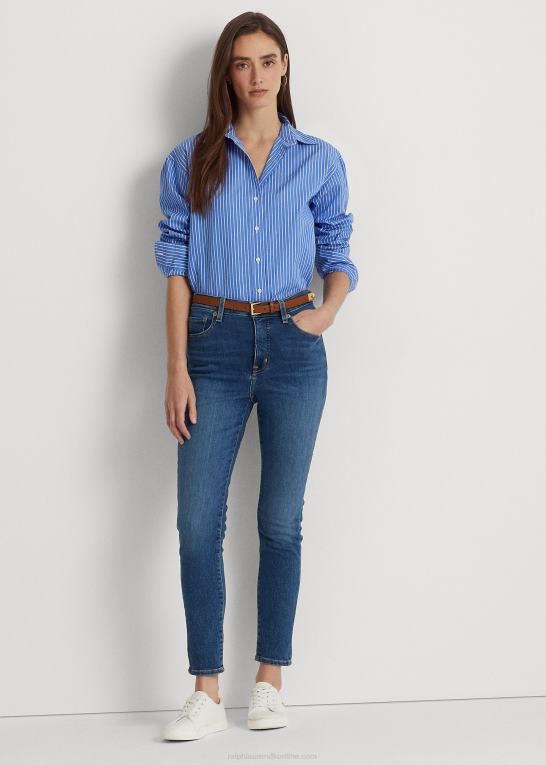 legacy vask Kvinder Ralph Lauren skinny ankeljeans i høj talje Z426B4484