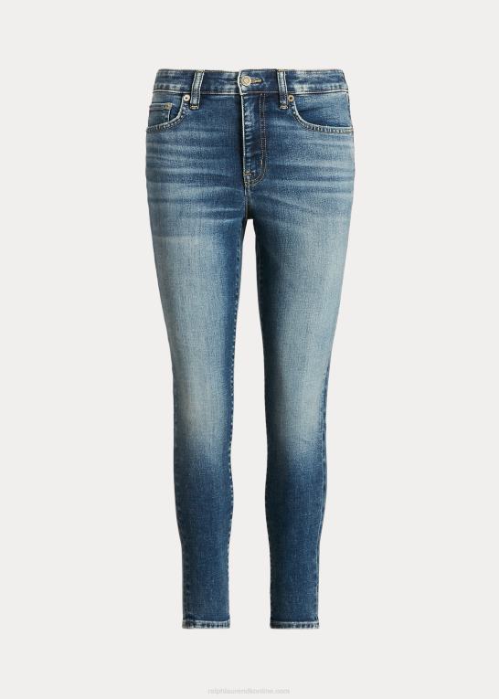 legacy vask Kvinder Ralph Lauren skinny ankeljeans i høj talje Z426B4484