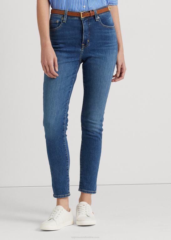 legacy vask Kvinder Ralph Lauren skinny ankeljeans i høj talje Z426B4484