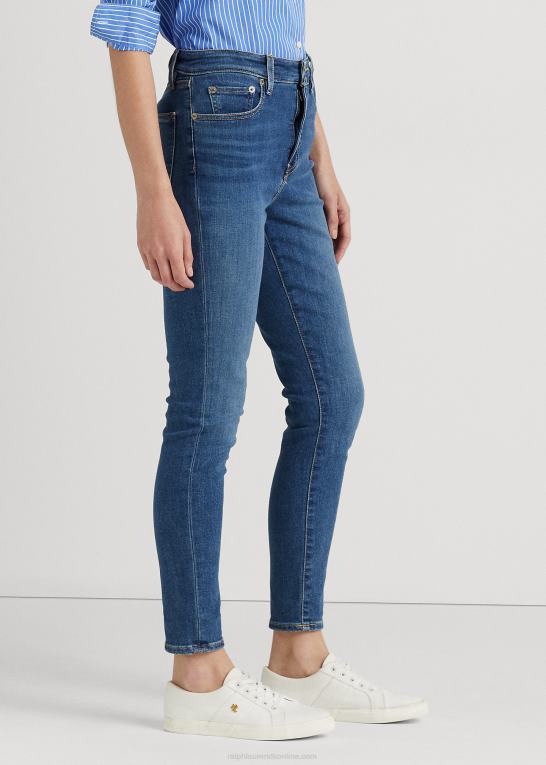 legacy vask Kvinder Ralph Lauren skinny ankeljeans i høj talje Z426B4484