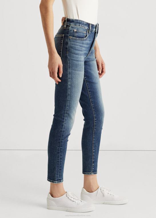 legacy vask Kvinder Ralph Lauren skinny ankeljeans i høj talje Z426B4484