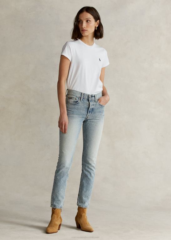 let indigo Kvinder Ralph Lauren callen high-rise slim jean Z426B3355