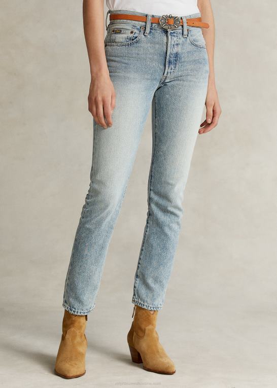 let indigo Kvinder Ralph Lauren callen high-rise slim jean Z426B3355