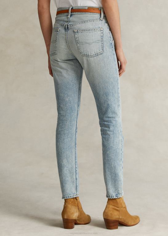 let indigo Kvinder Ralph Lauren callen high-rise slim jean Z426B3355