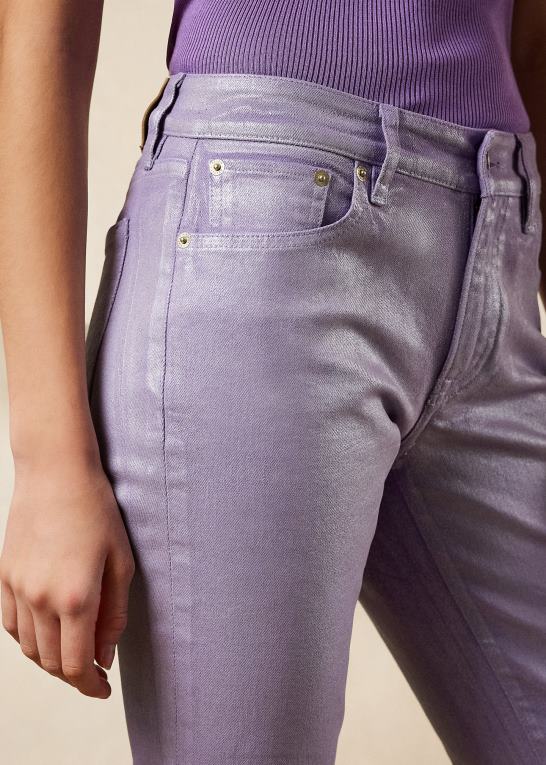 lilla Kvinder Ralph Lauren 160 slim denim jean Z426B3576