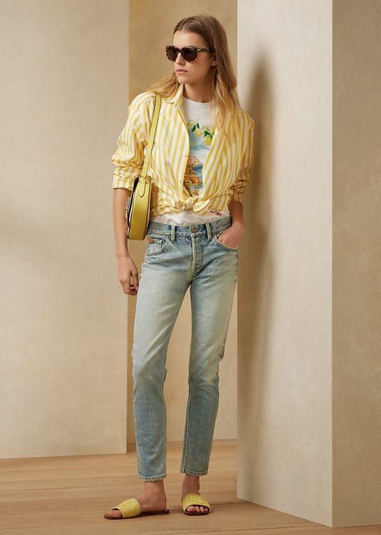 lys Westbury Kvinder Ralph Lauren 750 straight ankel jean Z426B9312