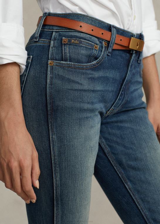 mørk indigo Kvinder Ralph Lauren tompkins skinny crop jean Z426B9490