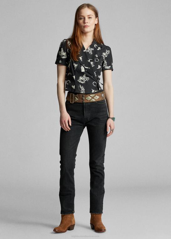 maddison sort Kvinder Ralph Lauren vintage straight stretch jean Z426B9147